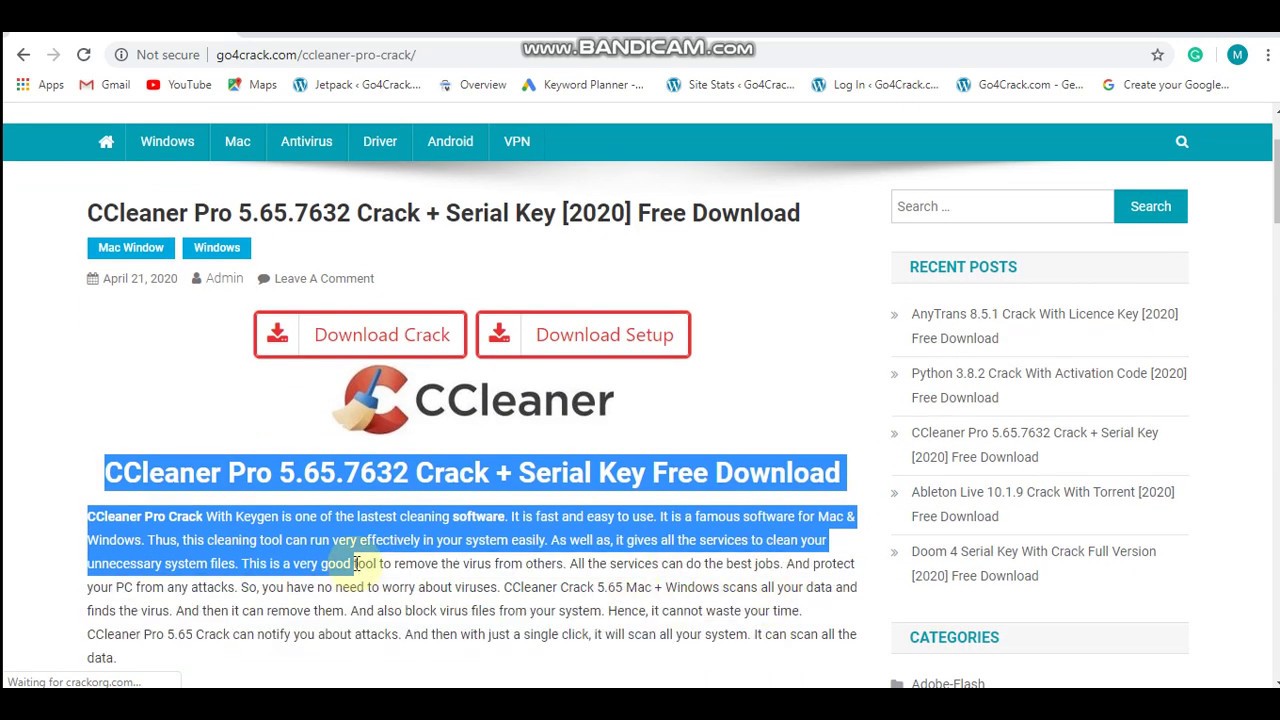 get the product key for my mac for ccleaner