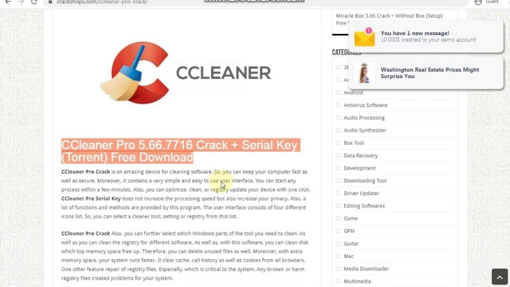 ccleaner pro 5.01.5075 keys included