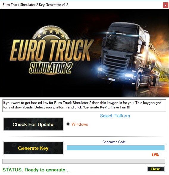 Euro Truck Simulator 2 Product Key TXT File Free Download 2024