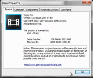 Sony Vegas Pro 16 17.0.321 Serial Key 