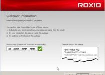 Roxio Registration Key