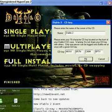diablo 2 your cd key currently being used