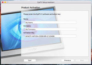 EyeTV 4 Activation Key