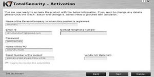 K7 Total Security Activation Key