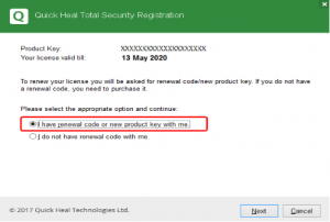 Quick Heal Total Security Serial Key