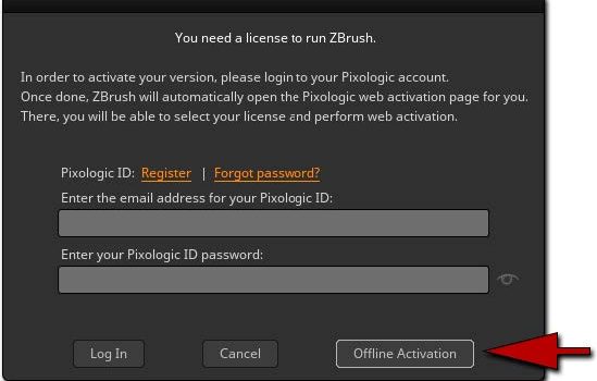 how to update zbrush licence email address