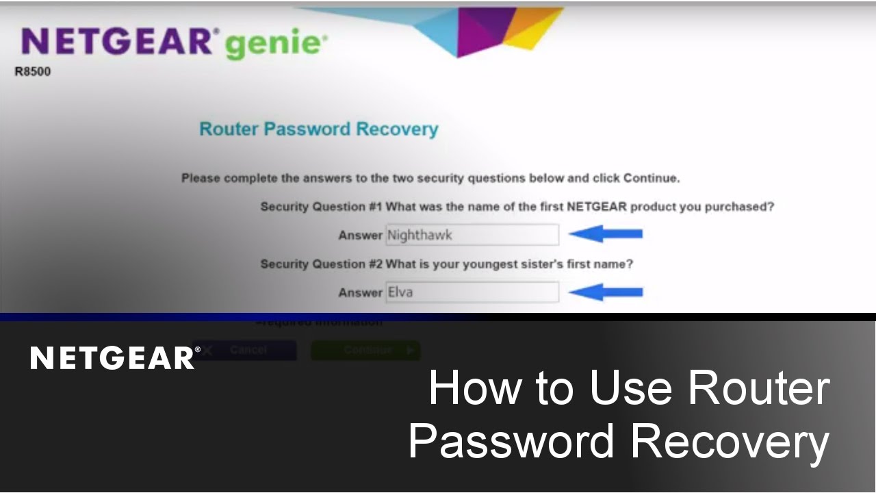 Netgear Router Password hack usernames