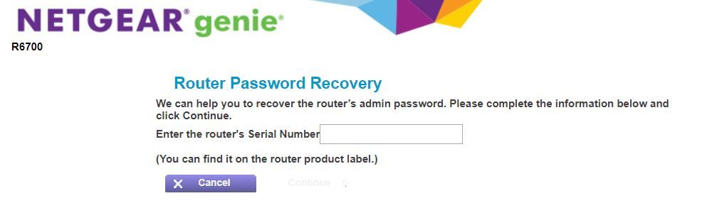 Netgear Router Password
